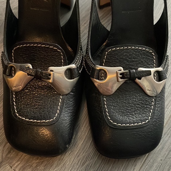 Authentic Prada genuine leather square toe shoes - Picture 3 of 11
